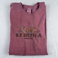 Gildan Ultra Cotton Sedona Arizona Embroidered T-Shirt Size Small