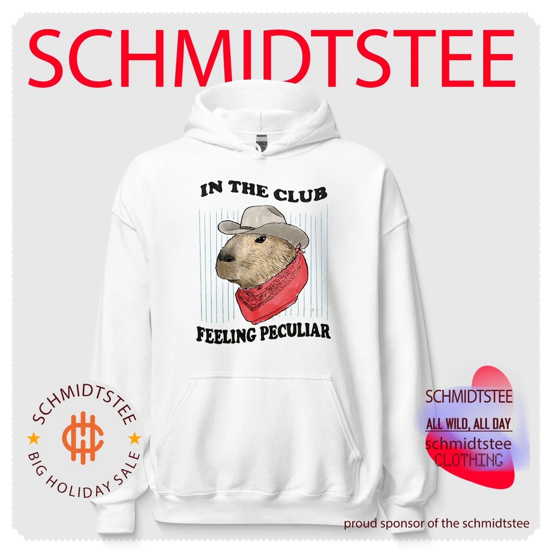 Capybara in the club feeling peculiar shirt