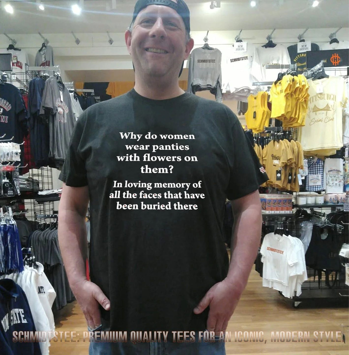 Why Do Women Wear Panties With Flowers on Them In Loving Memory Quote shirt