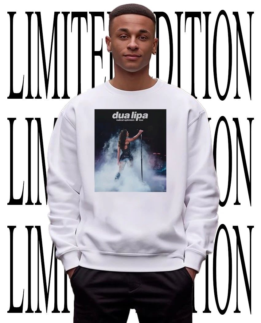 Dua Lipa Radical Optimism Tour Print Round Neck shirt