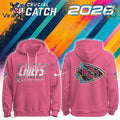 Kansas City Chiefs Crucial Catch Pink Pullover Hoodie