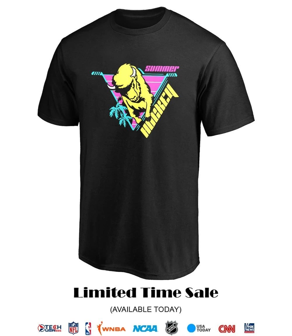 Summer Hockey Buffalo Sabres neon shirt