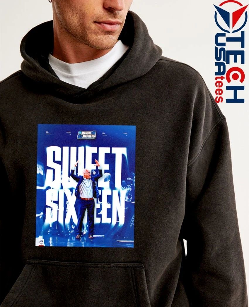Dan Hurley UConn Huskies 2026 NCAA Men’s Basketball Sweet Sixteen March Madness shirt by uconnnil