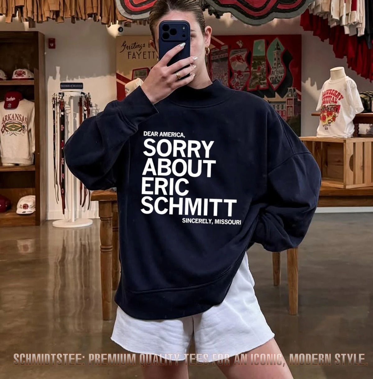 Dear America Sorry About Eric Schmitt Sincerely Missouri shirt