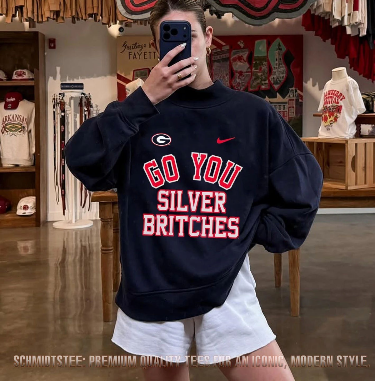 Georgia Bulldogs Go You Silver Britches shirt