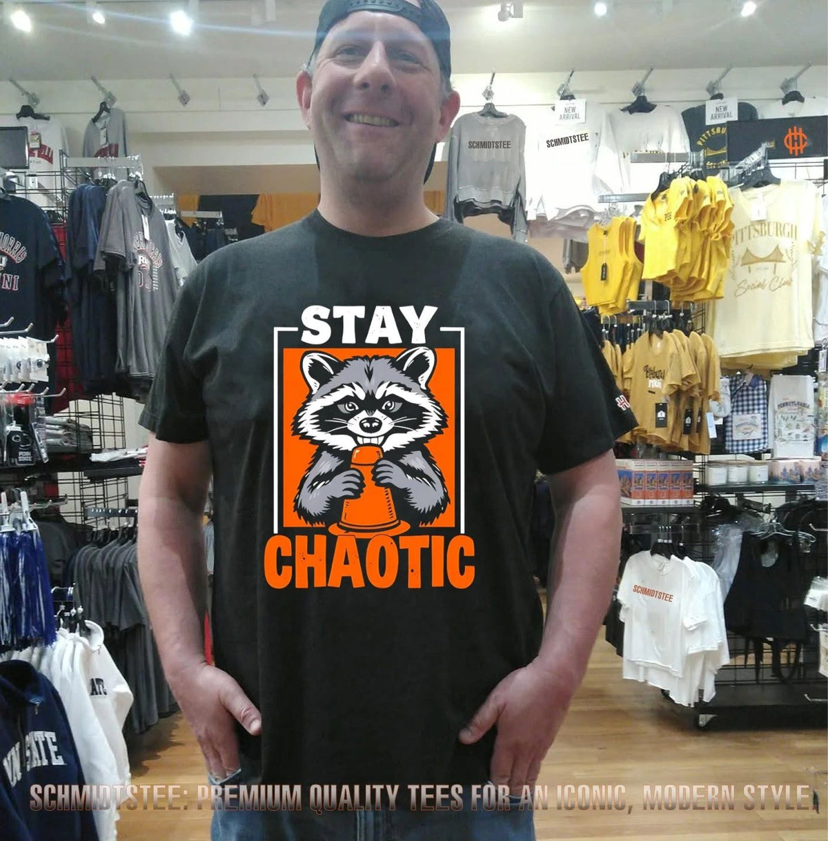 Raccoon stay chaotic shirt