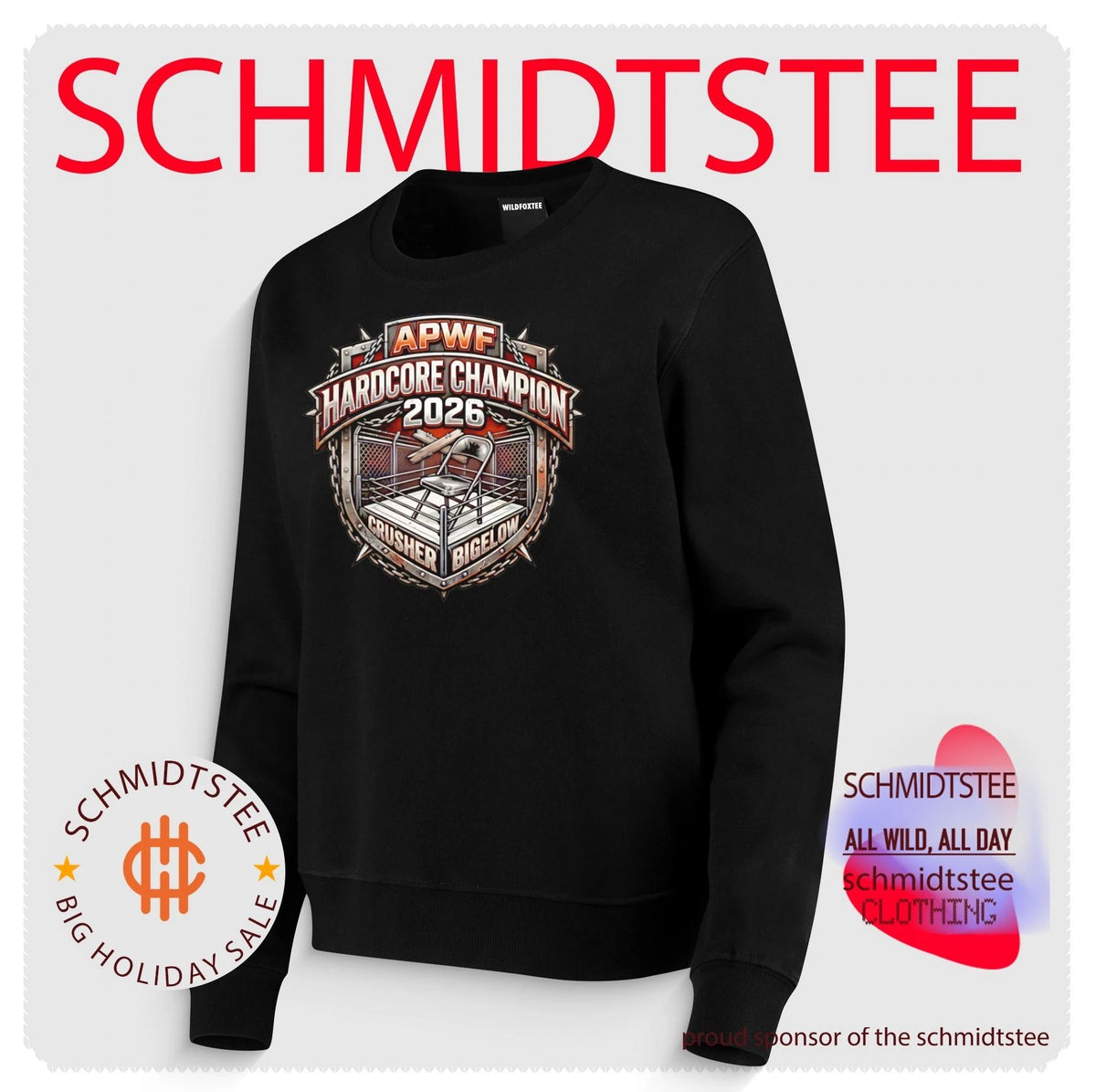 Bill The Crusher Bigelow 2026 Hardcore Champ shirt