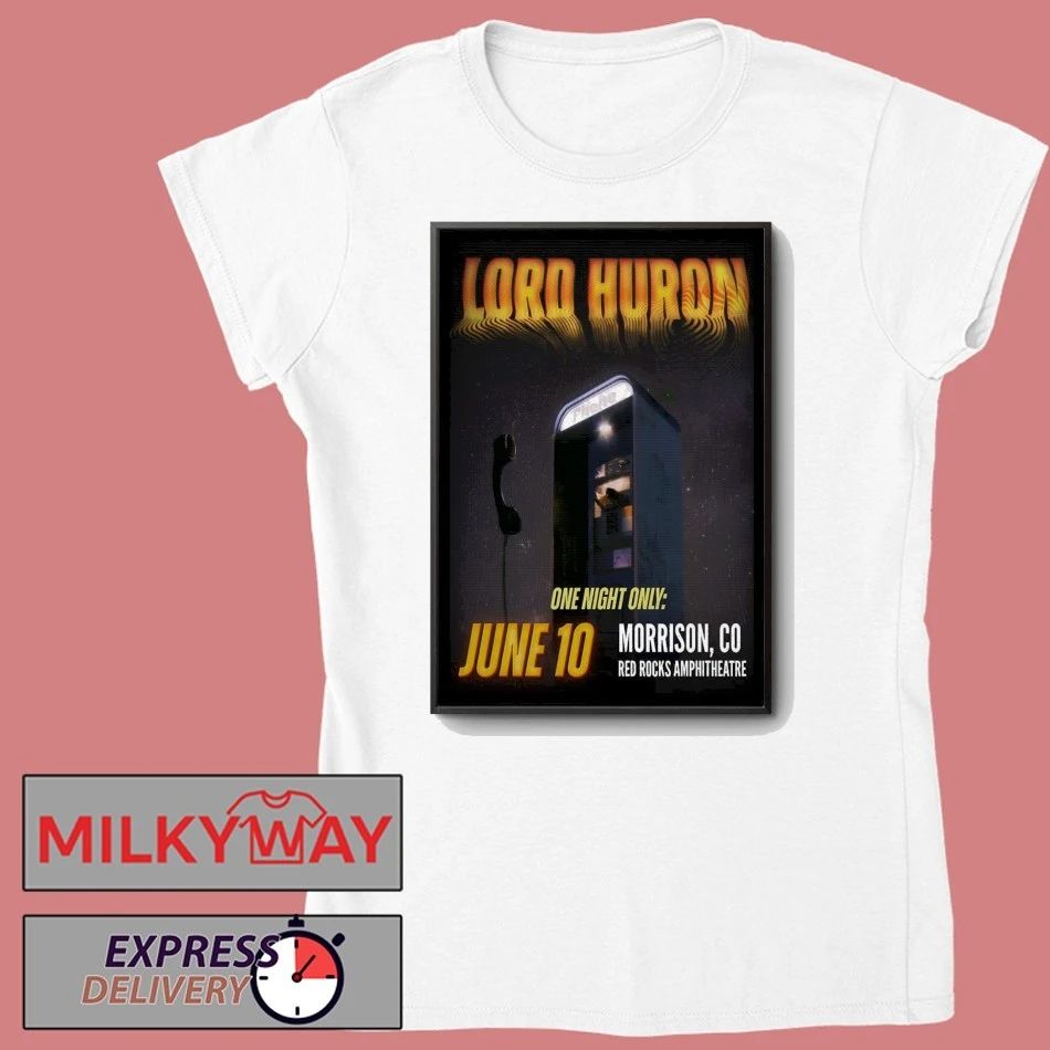 Lord Huron Red Rocks Shows On Jun 10 2026 Poster shirt