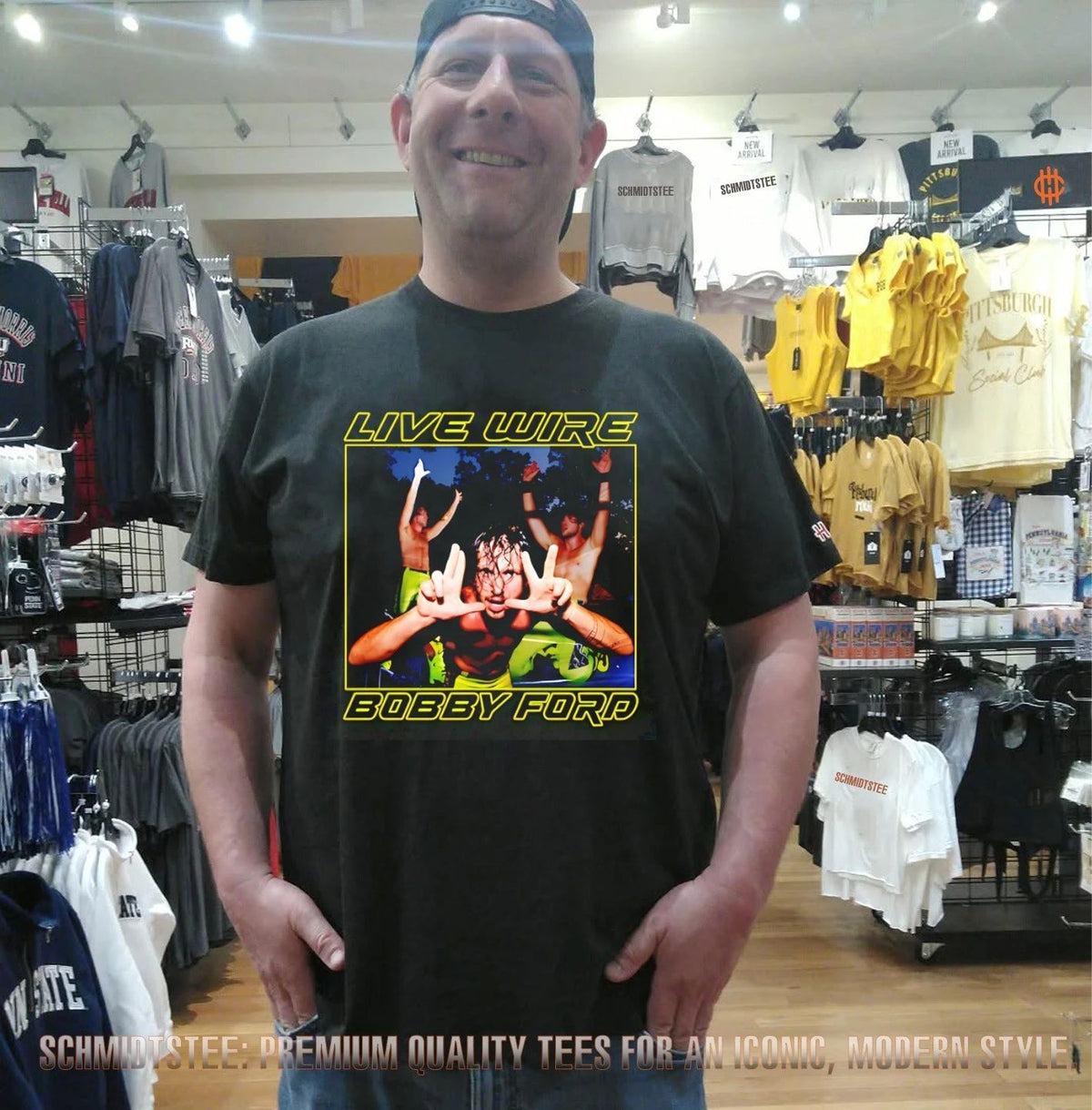 Bobby Ford Live Wire Square Junt shirt