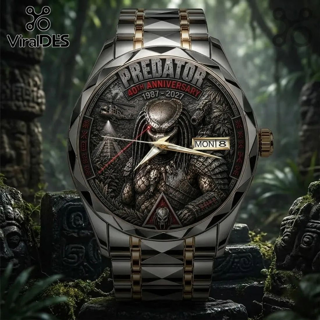 Predator 40th Anniversary Two-Tone Luxury Quartz Watch
