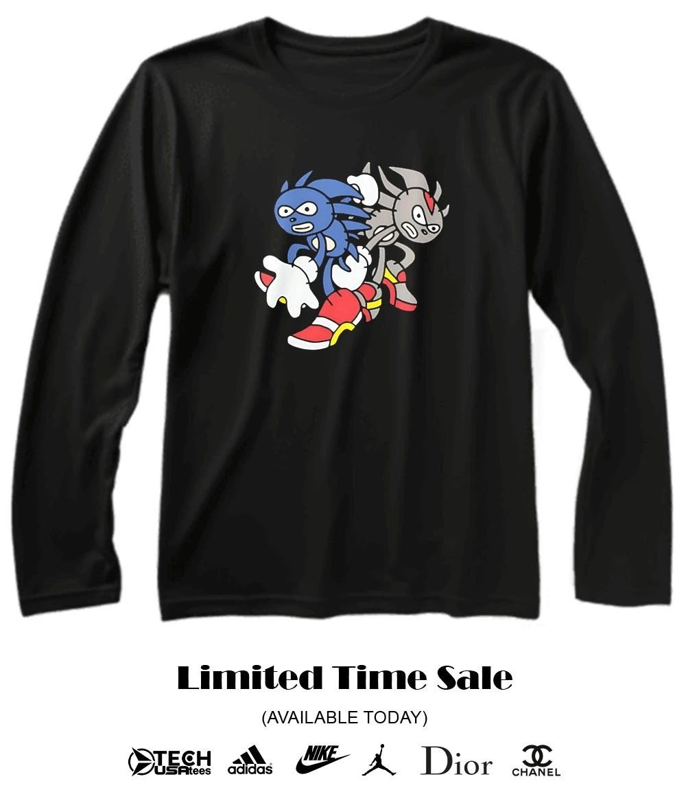Sanic and Shedew Adventure parody shirt