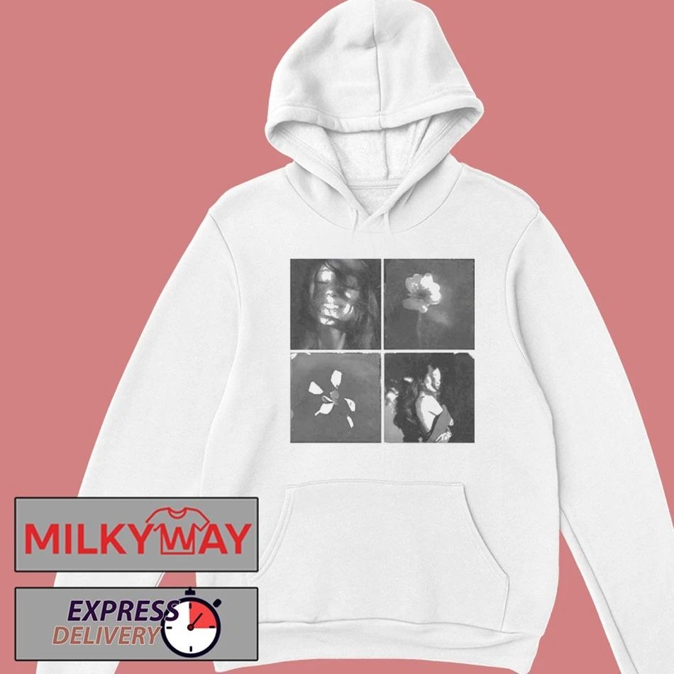 Ariana Grande Petal Album Merch Title Photo With Floral T-Shirt