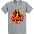 NEW STREETWEAR ON DEMAND LIL KIM WATERCOLOR GREY TEE SHIRT SM-4XLRGE MADE IN USA