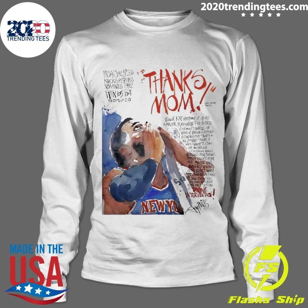 Karl-anthony Towns Thanks Mom Nba Finals Shirt