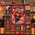 Nebraska Cornhuskers Custom Frame Light Box