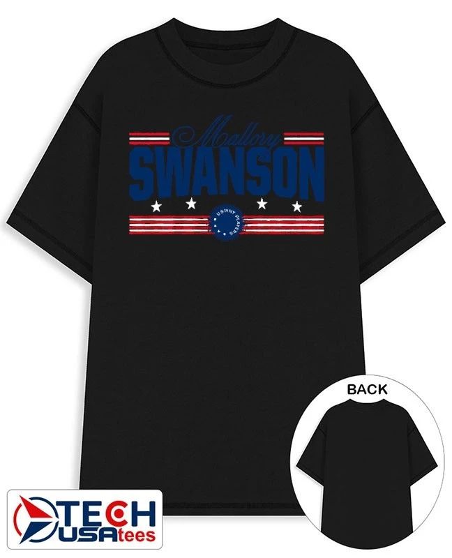 Mallory Swanson USWNT Players American Women’s Soccer stars and stripes shirt