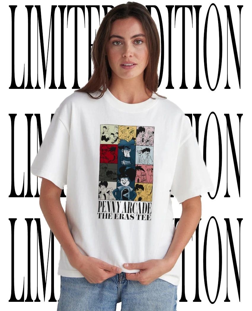Penny Arcade The Eras shirt
