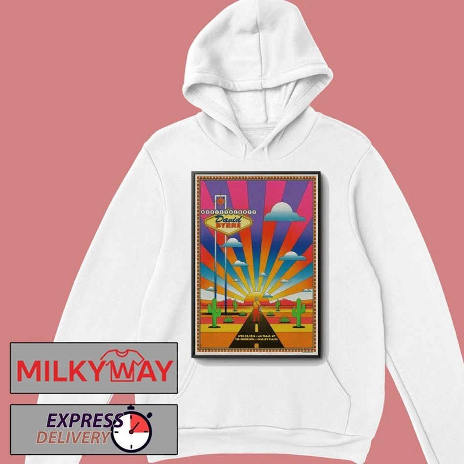 Apr 20 2026 David Byrne Poster Vegas TOUR shirt