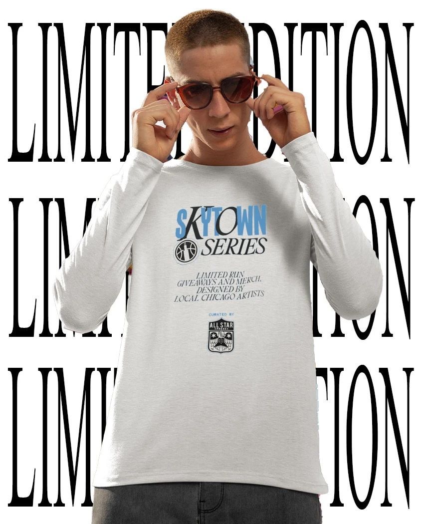 Skytown Series All Star Press Chicago Sky shirt