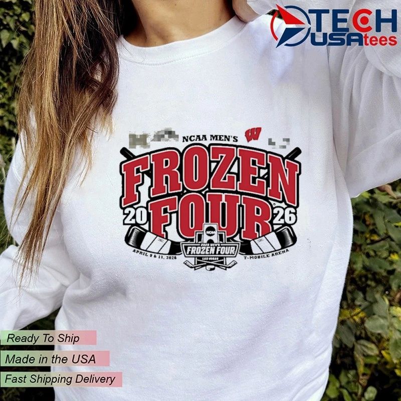 Wisconsin Badgers Ice Hockey 2026 Men’s Frozen Four National Champs shirt by uwbookstore