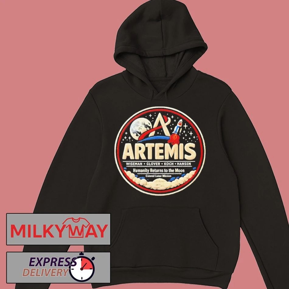 NASA Artemis II Back To The Moon 2026 Humanity Returns To The Moon Crewed Lunar Mission shirt