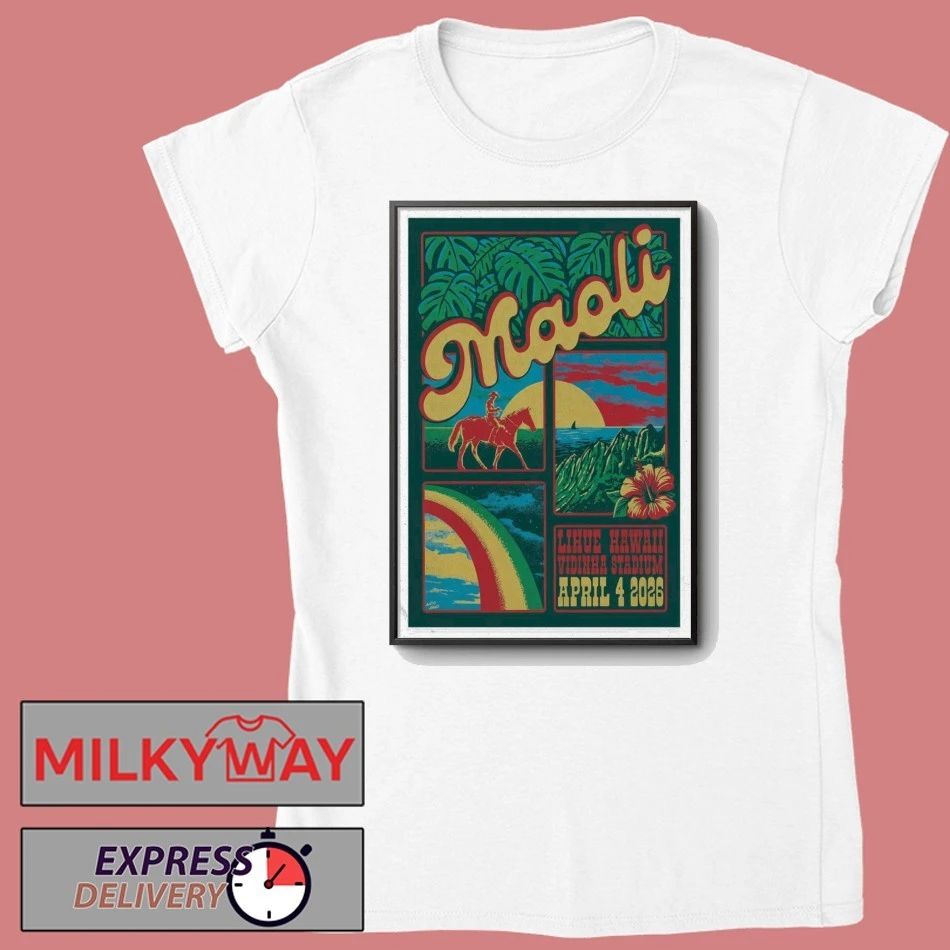 Maoli concert Lihue, Vidinha Stadium, Apr 04, 2026 Poster Limited shirt