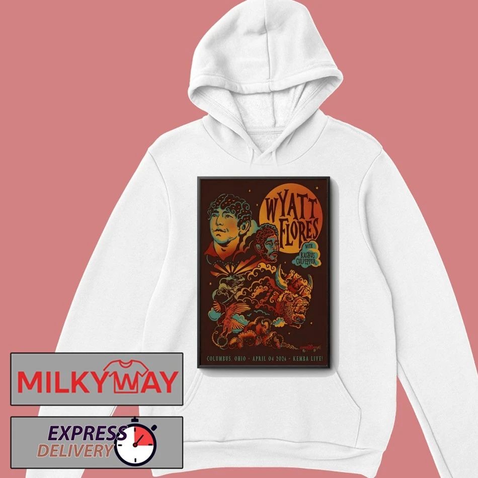 Wyatt Flores Columbus OH On Apr 4 2026 Event Poster T-Shirt