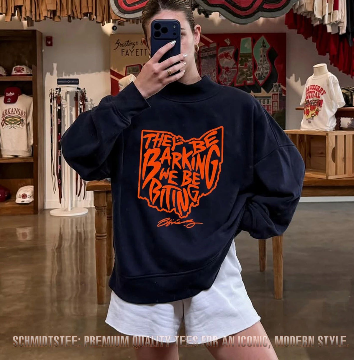 Cleveland Browns They Be Barking We Be Biting signature shirt