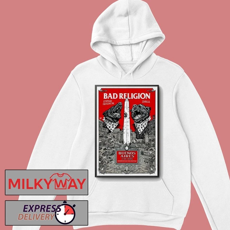 Bad Religion 4 22 2026 Buenos Aires AR Poster shirt
