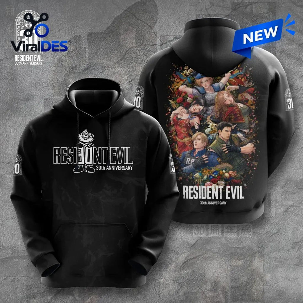 Resident Evil 30th Anniversary Black Shirt