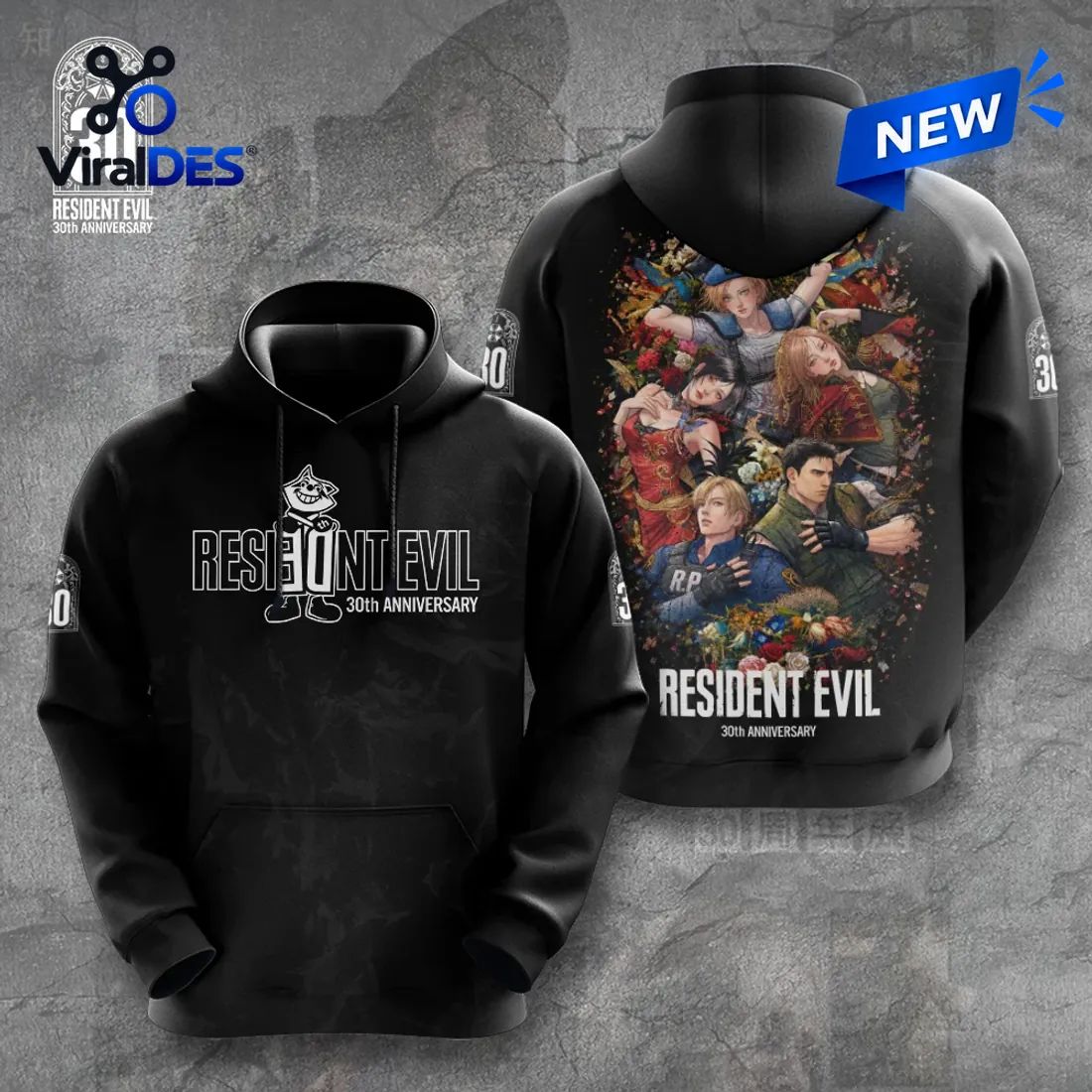 Resident Evil 30th Anniversary Black Shirt