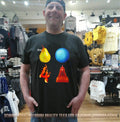 Prepare Uranus Meme pear blue ball fire four shirt