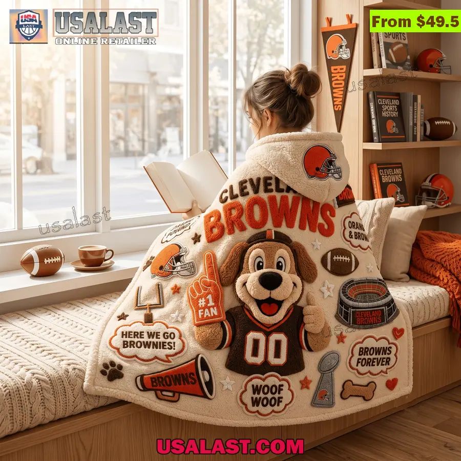 Cleveland Browns Limited Edition Hooded Blanket