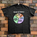 NEW! Talking Heads Once in a Lifetime Quote Black Cotton T-shirt