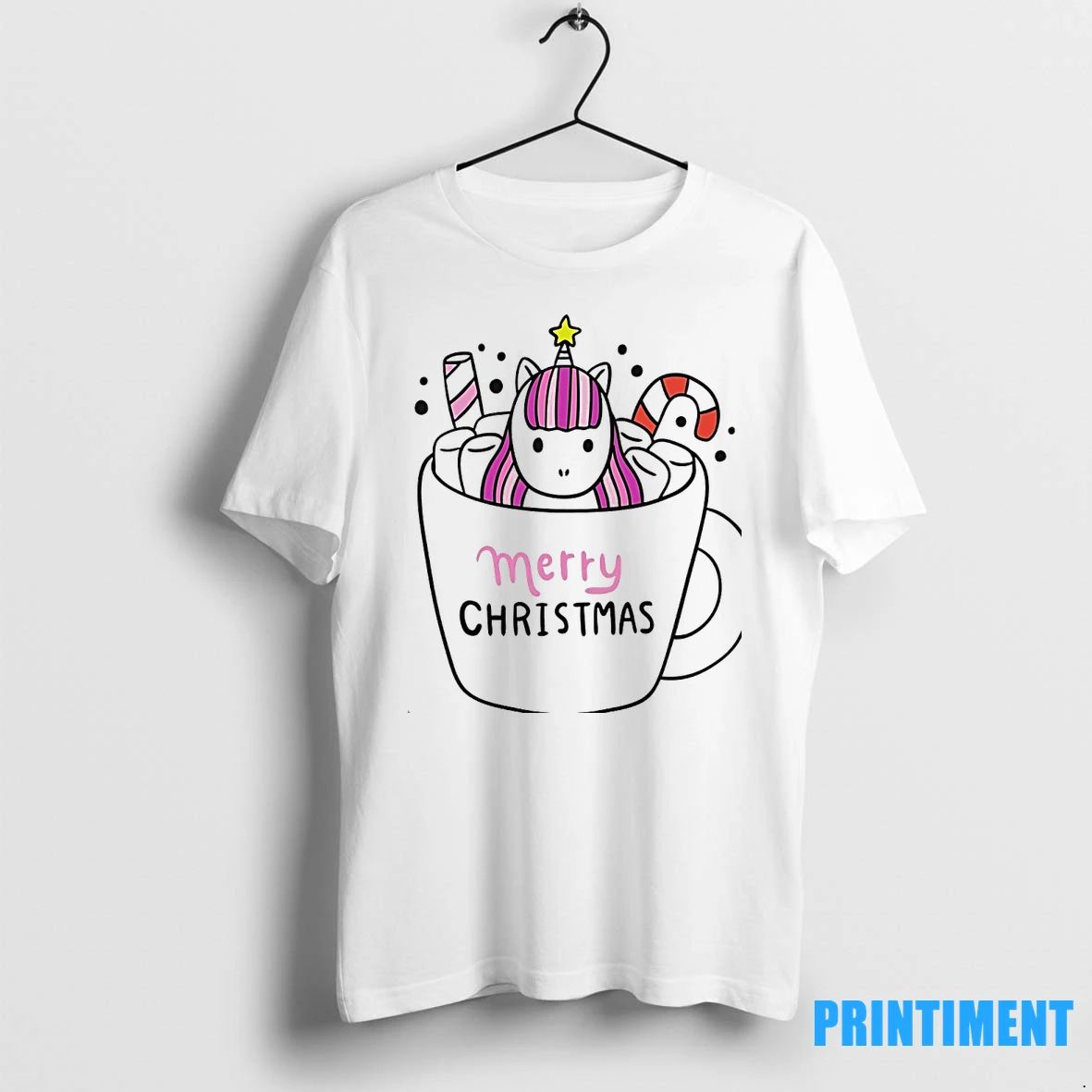 Hot Cocoa Unicorn Merry Christmas Tshirts Sweater