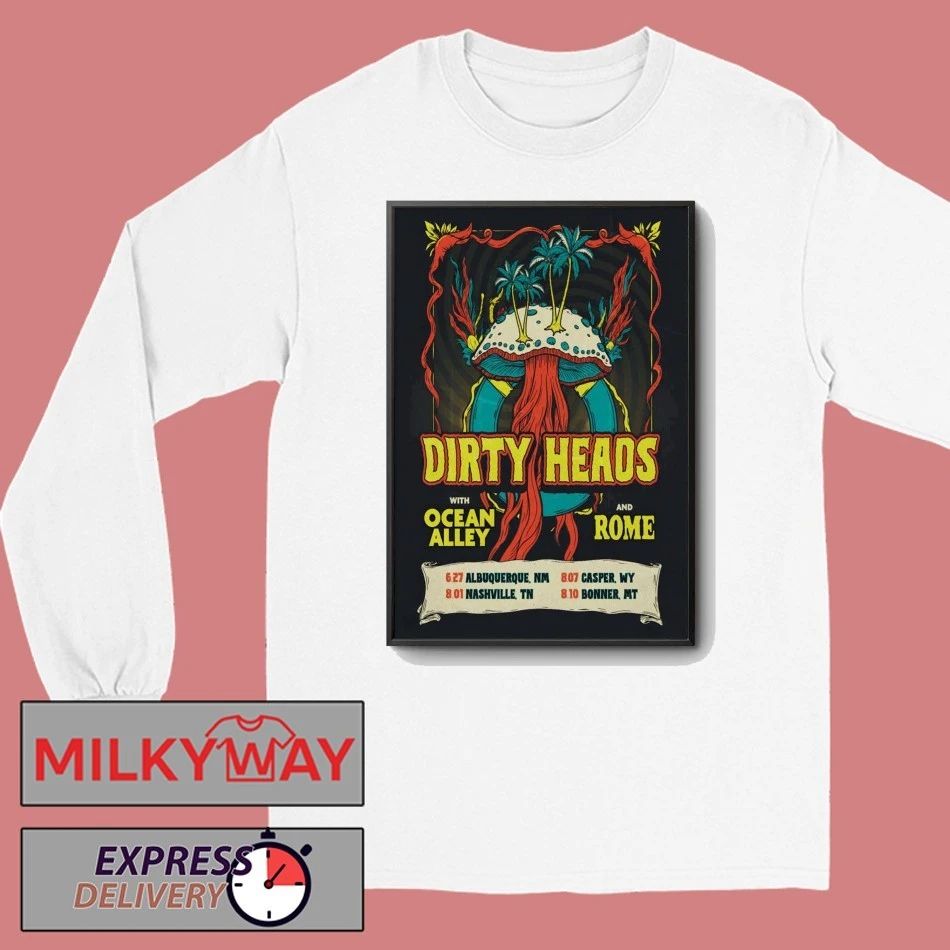 Dirty Heads So Glad You Made It Tour 26 Poster shirt