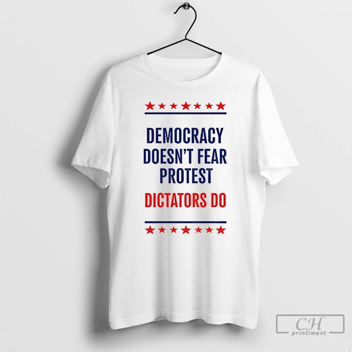 Classic Semocracy Doesnt Fear Protest Dictators Do No Kings Day Anti Trump T Shirts