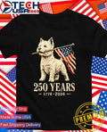 Westie Dog 250 Years 1776-2026 American Patriotic flag shirt