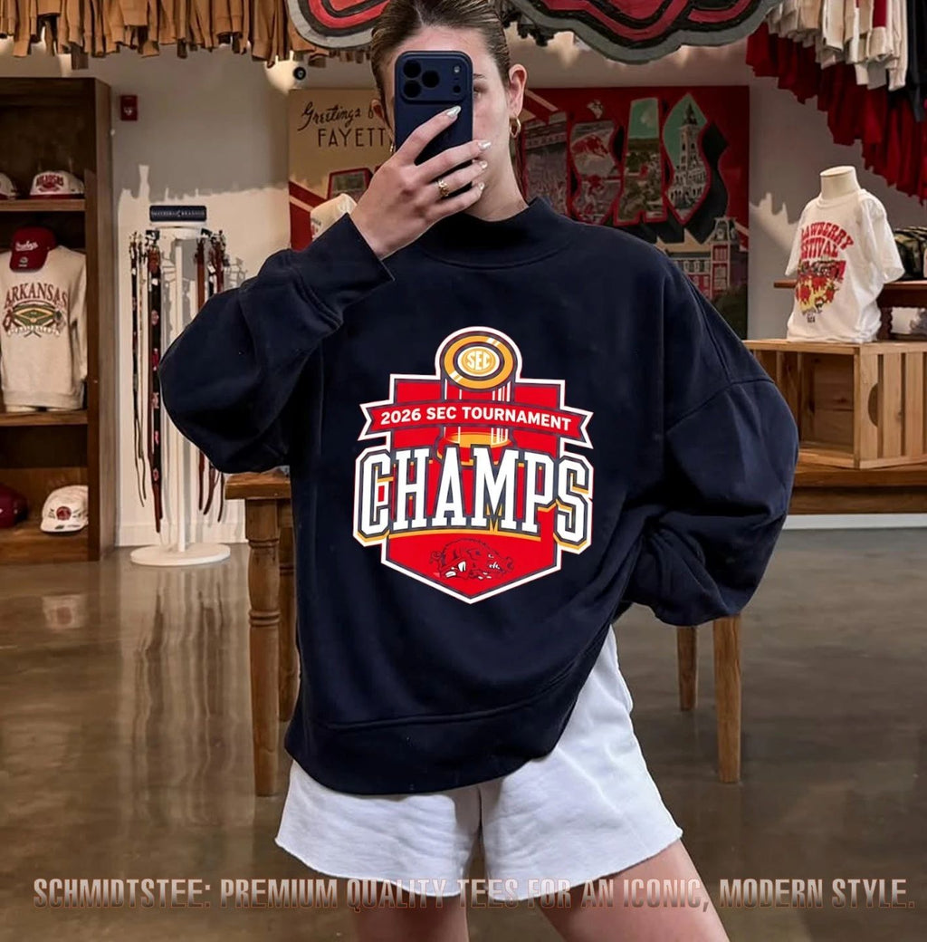 Arkansas Razorbacks Men’s Basketball 2026 Sec Tournament Champs shirt
