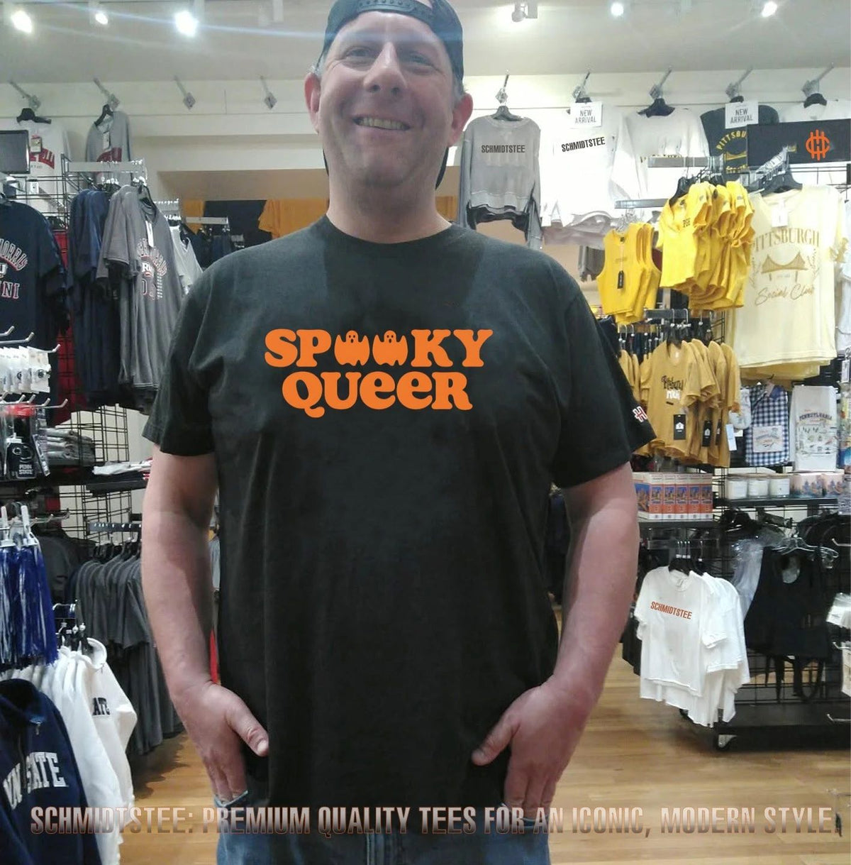 Spooky Queer Halloween LGBTQ Ghost shirt