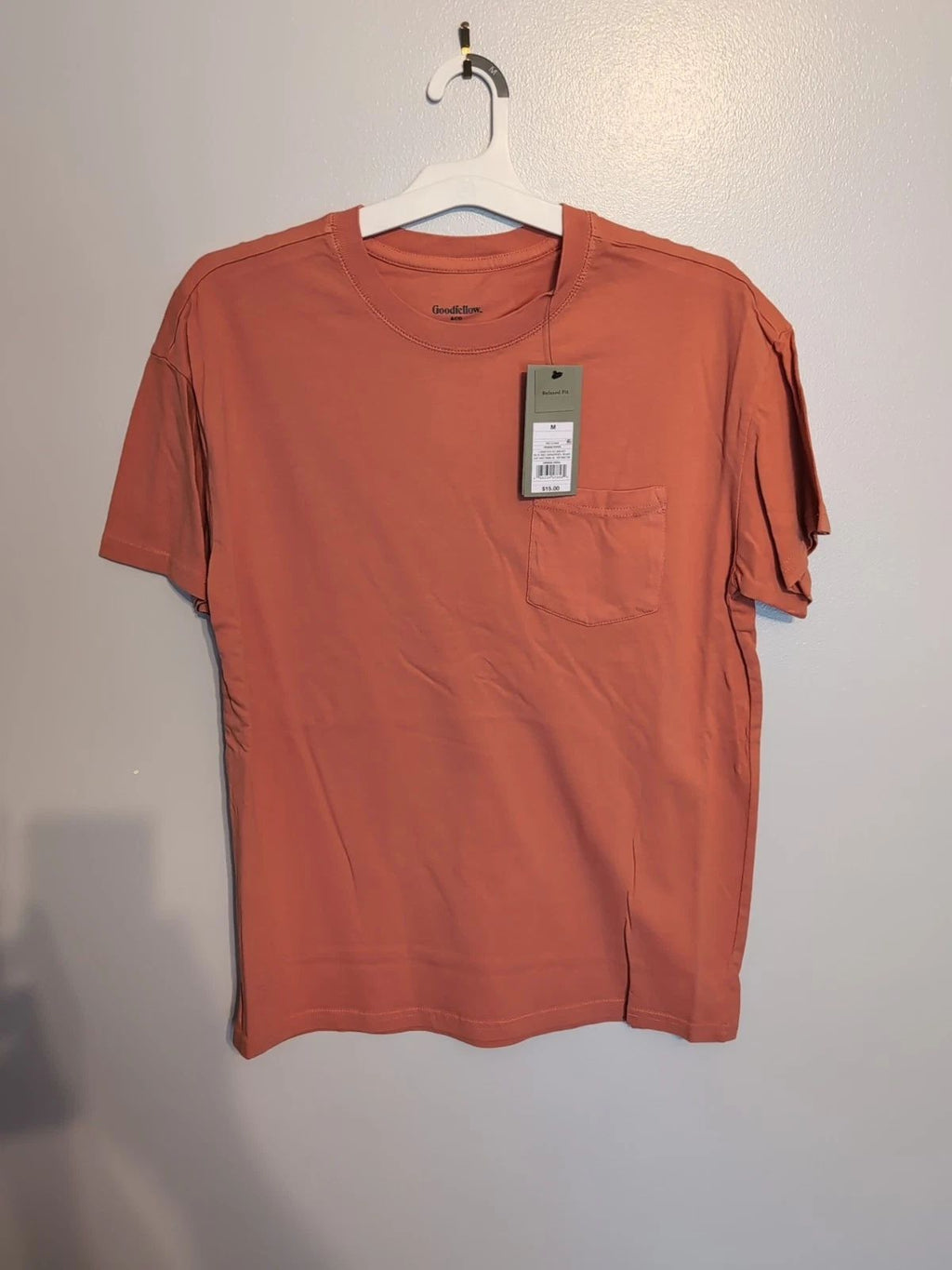 Goodfellow & Co Men's Relaxed Fit Short Sleeve Pocket T-Shirt Size Medium