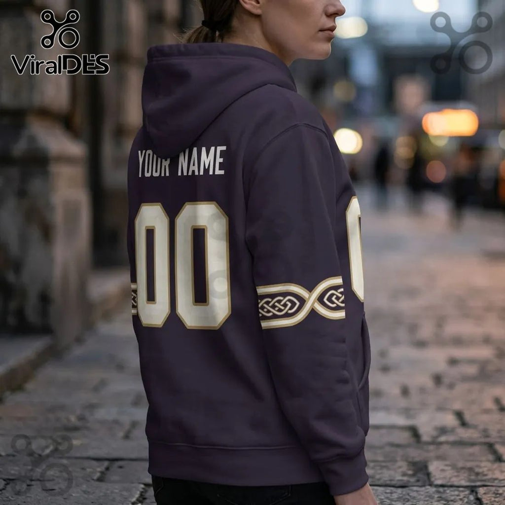 Minnesota Vikings Rivalries Custom Name Hoodie