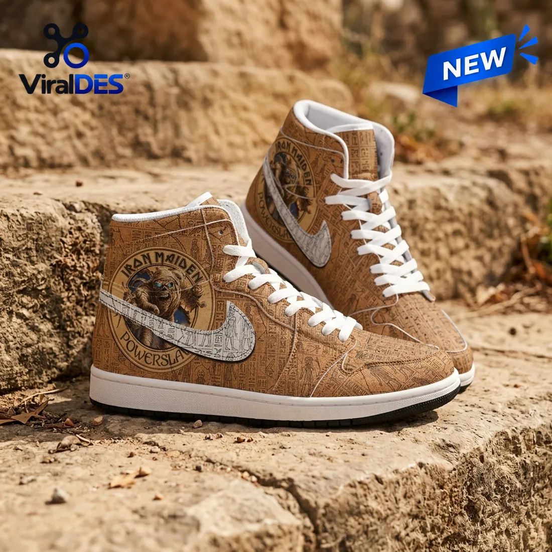Iron Maiden Powerslave Egyptian High Top Sneaker