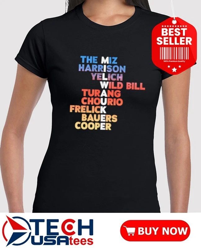 Milwaukee Brewers Baseball 2026 The Miz Harrison Yelich Wild Bill Turang Chourio Frelick Bauers Cooper shirt