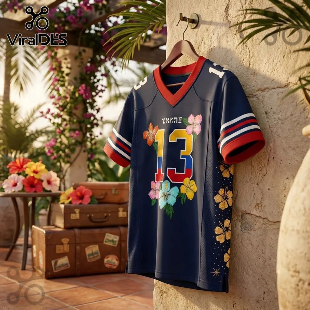 Karol G Tropitour Houston Texans Navy Blue Jersey