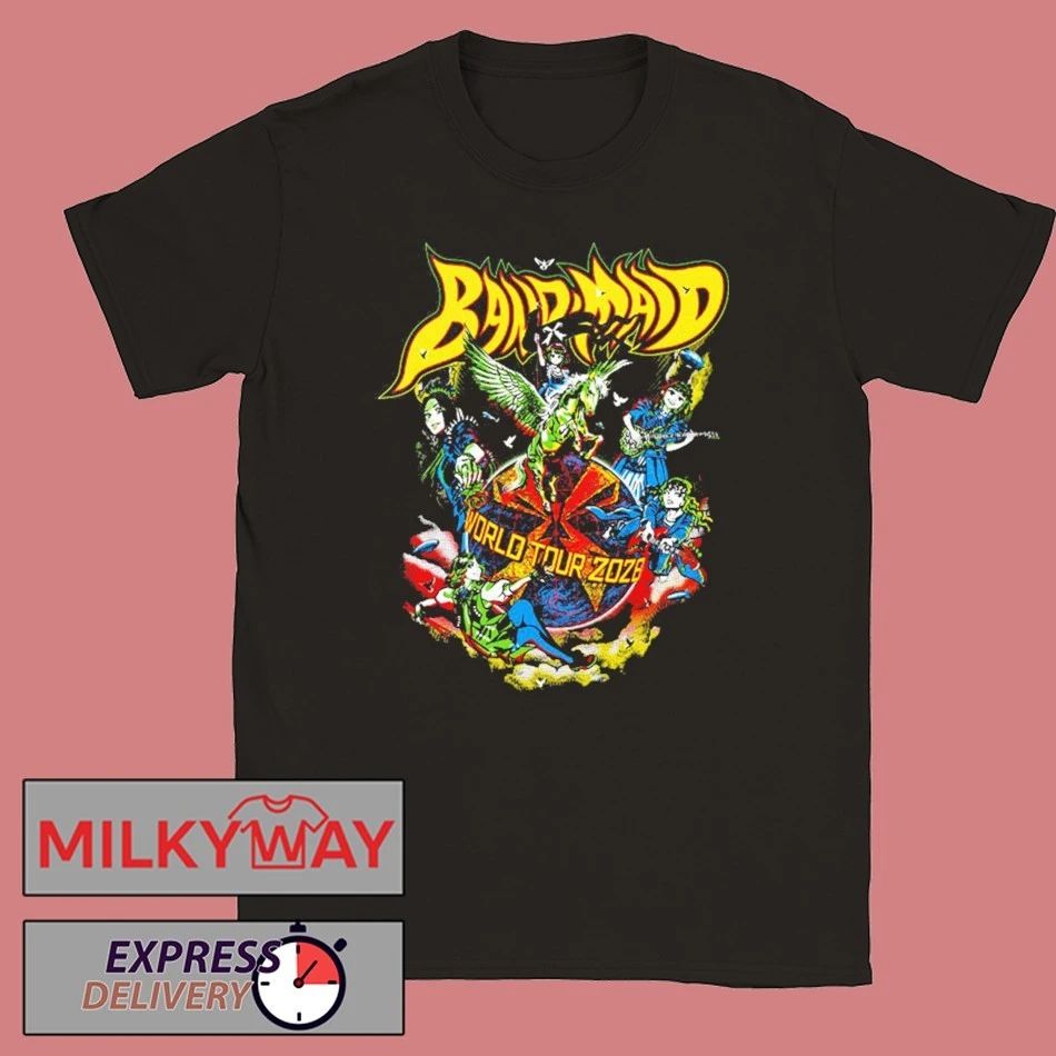 Band Maid World Tour 2026 Comic Omeisyusama Design By Shun Suzuki And Yokun shirt