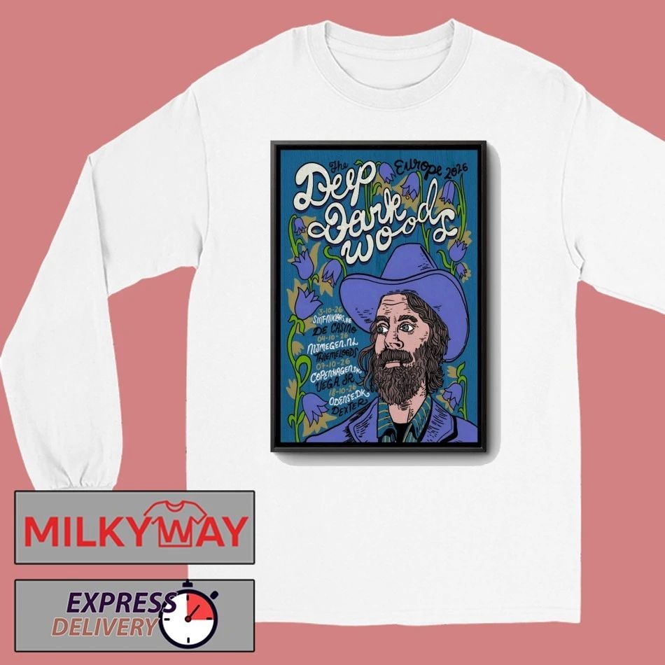 The Deep Dark Woods Europe Tour 2026 Poster shirt