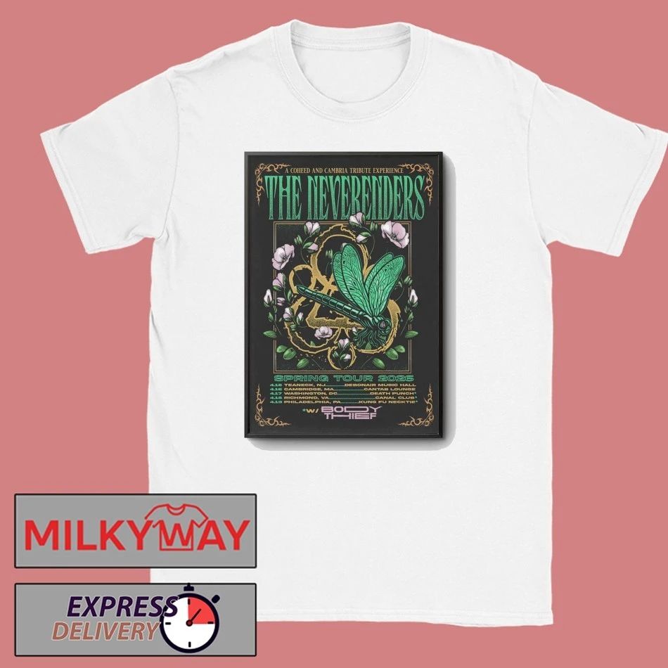 The Neverenders 2026 Spring Tour Poster shirt