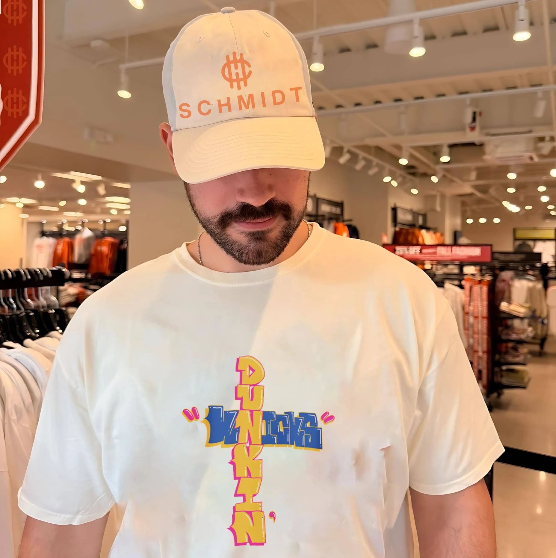Dunkin’ Knicks New York Subway Donut text shirt