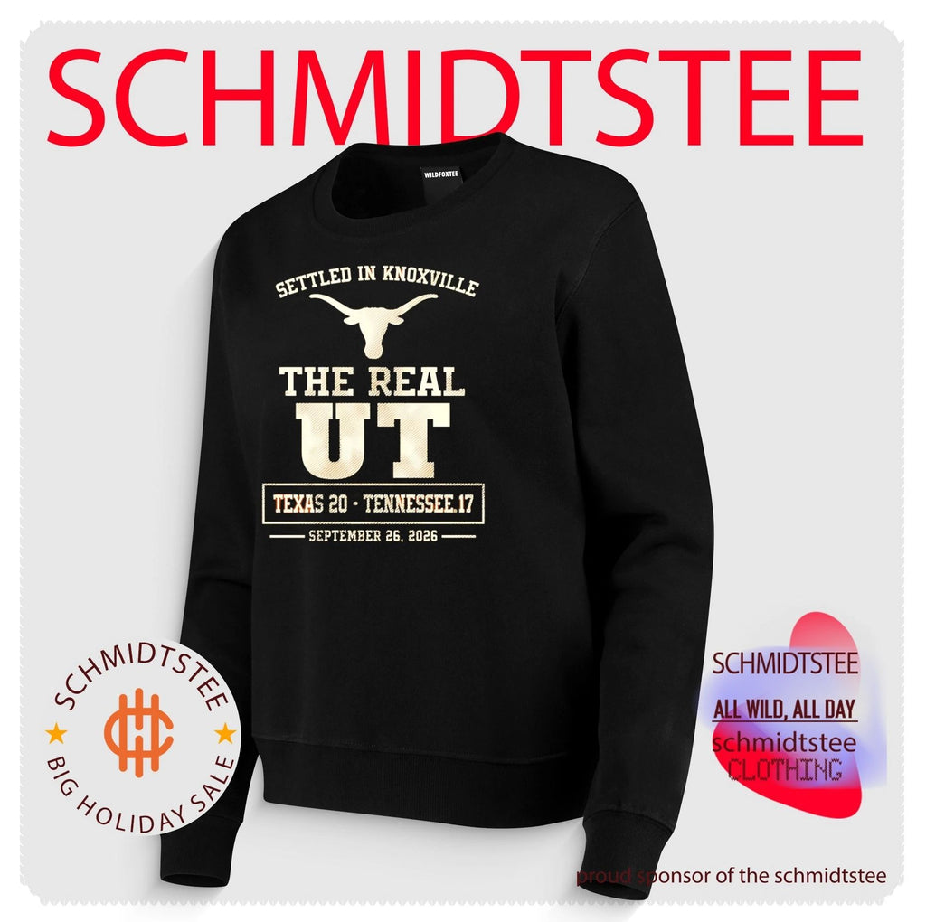 Texas Longhorns vs Tennessee Volunteers Settled In Knoxville The Real UT 20-17 Score shirt